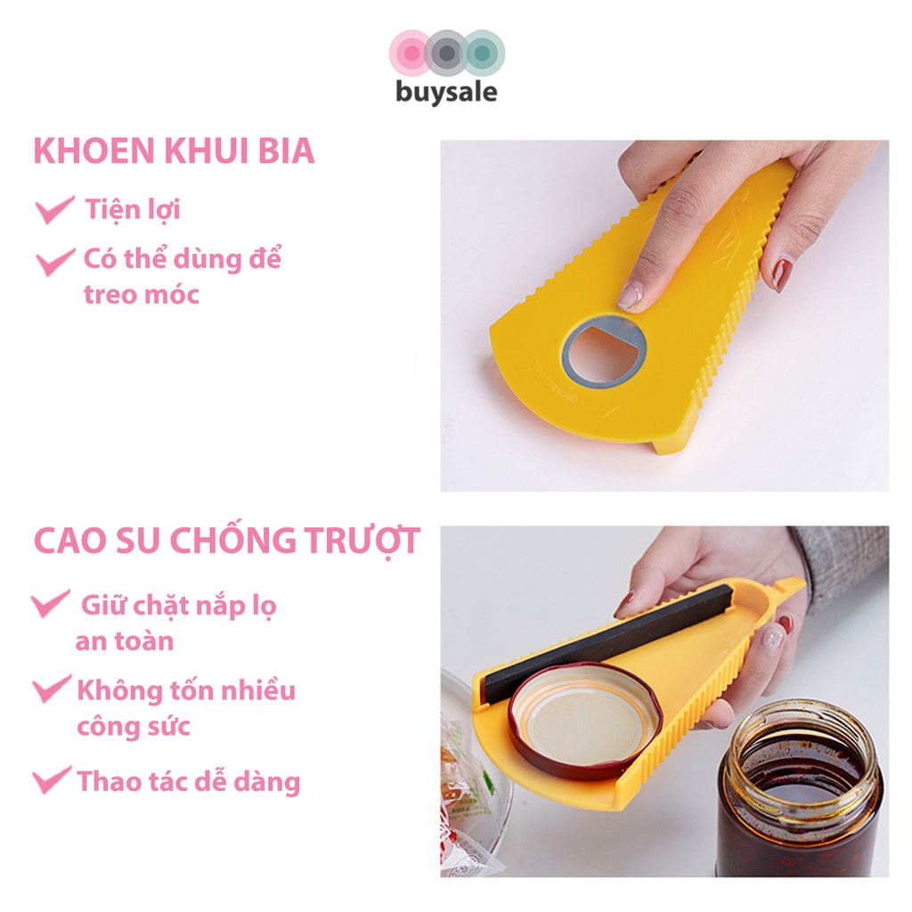 Dụng cụ đa năng dùng để khui, vặn mở thực phẩm bằng kim loại, thiếc, nước ngọt... - buysale - BSPK210