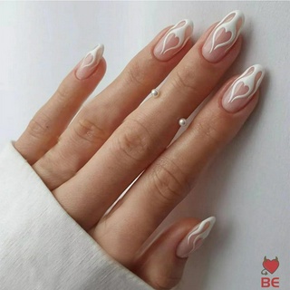 YADORNOS Bộ 24 Móng Tay Giả Chống Nước Kèm Keo Dán Tiện Dụng