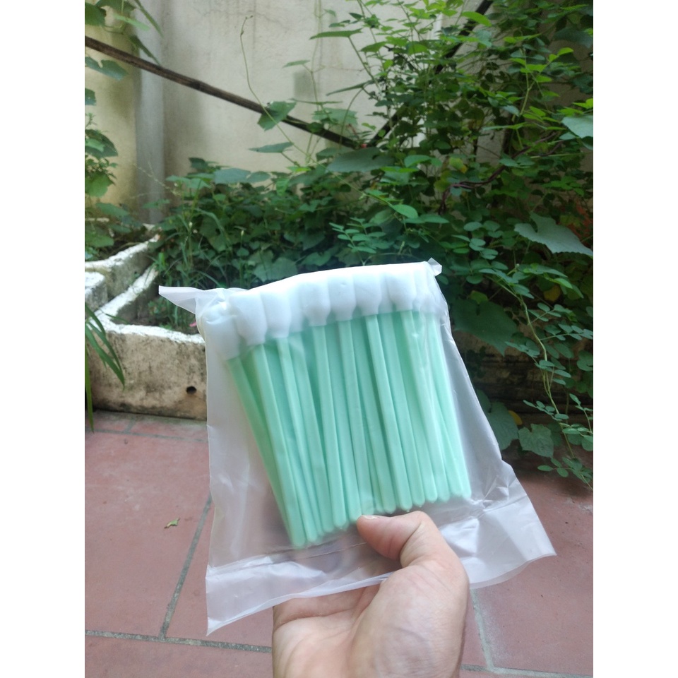 Bông tăm lau linh kiện bảng mạch chống tĩnh điện phòng sạch lau chùi bụi bẩn an toàn cho người sử dụng nhỏ gọn tiện lợi