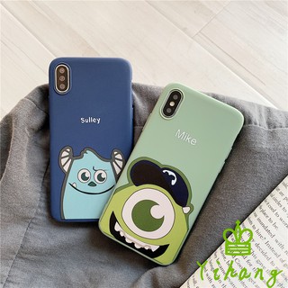 Ốp lưng nhựa mềm họa tiết nhân vật Sulley Mike dành cho iPhone XS Max XR X 7 8 6 6S Plus 5 5S SE