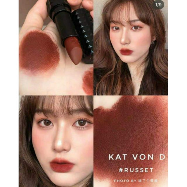 [CÓ SẴN] Son thỏi KatvonD màu Misfit/Russet