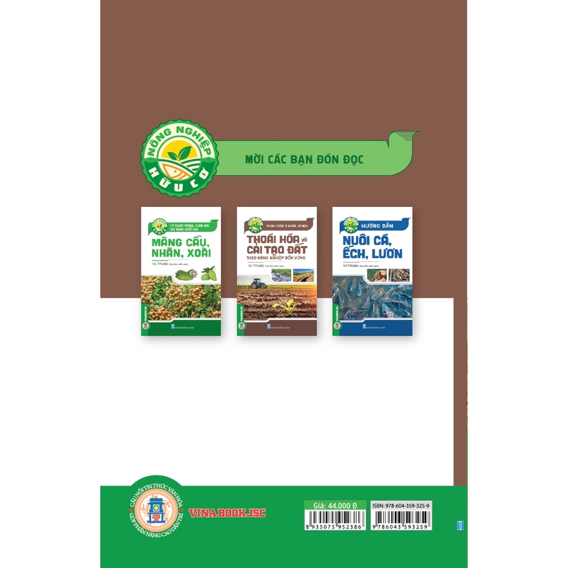 Sách - Nông Nghiệp Hữu Cơ - Phòng Chống Ô Nhiễm, Xói Mòn, Thoái Hóa Và Cải Tạo Đất Nông Nghiệp Bền Vững