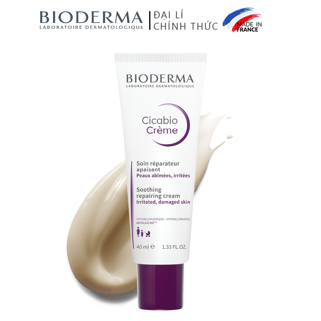 Kem dưỡng phục hồi da Bioderma Cicabio Creme 40ml