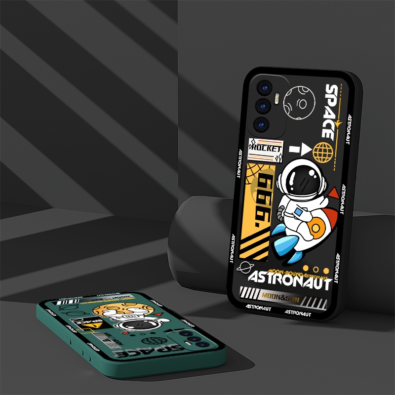 Ốp Điện Thoại silicon mềm ốp lưng phi hành gia Nasa thích hợp cho Vivo V21 V21e 4G/5G V23 V23E Y71T Y73 V15 pro