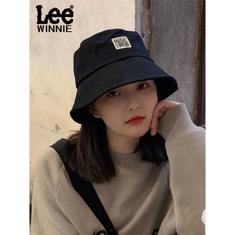 Mũ Bucket Màu Đen Chống Nắng Dễ Phối Đồ Thời Trang Xuân Hè Cho Cặp Đôi