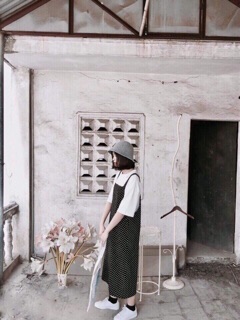 Set áo thun + yếm bi