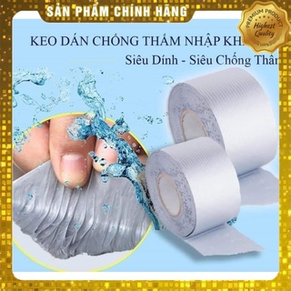Băng dính Xám siêu chống thấm dày 5cm