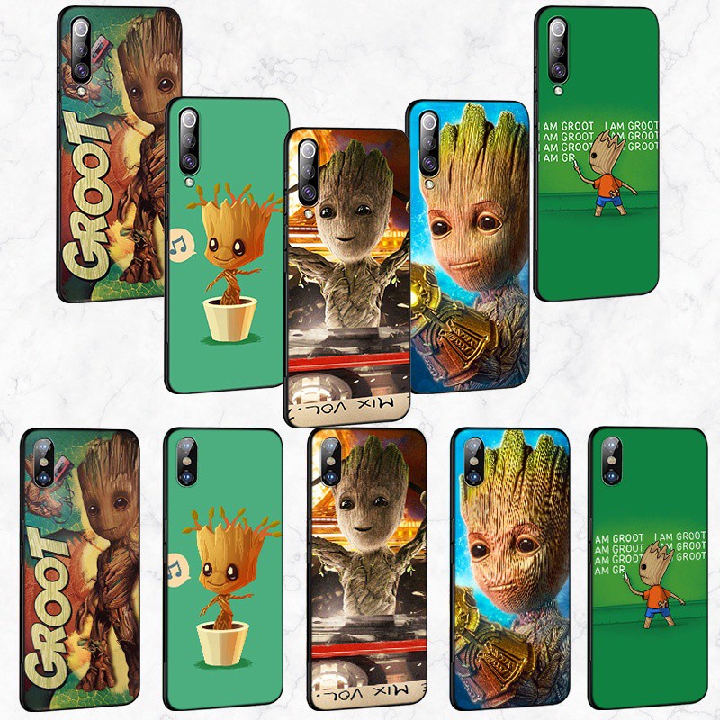 Xiaomi Mi 11 Ultra Poco M3 F3 Redmi K40 Pro GO POCO X2 Soft Silicone Cover Phone Case Casing MD29 Groot Marvel