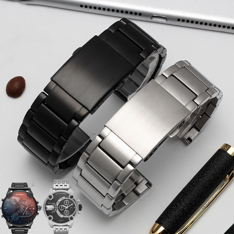 Dây Đeo Đồng Hồ Bằng Inox Rộng 22 24 26 28mm Cho DZ4318 DZ4323 DZ4316 DZ7395 DZ7305 DZ7330 4358