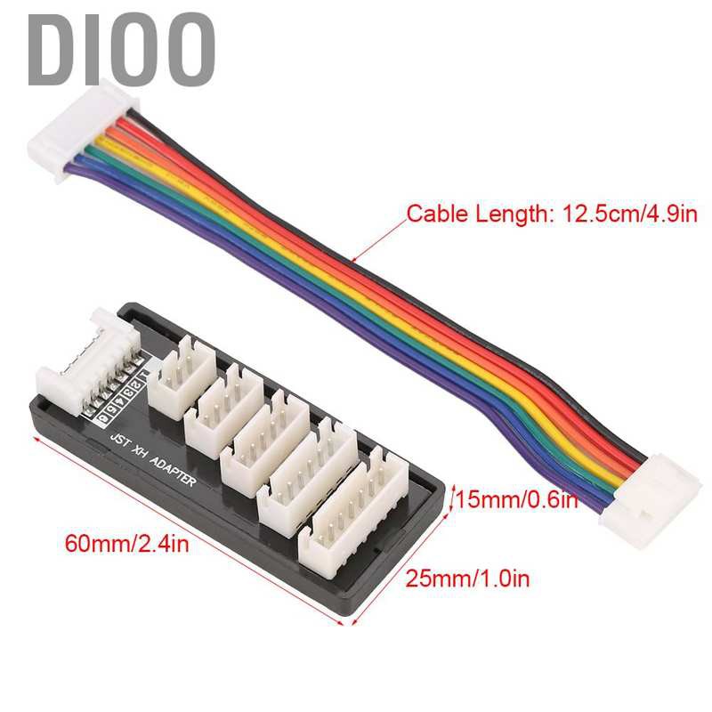 BALANCE Bộ Sạc Cân Bằng Didoo Jst Xh Dành Cho Pin Lipo Rc 6s