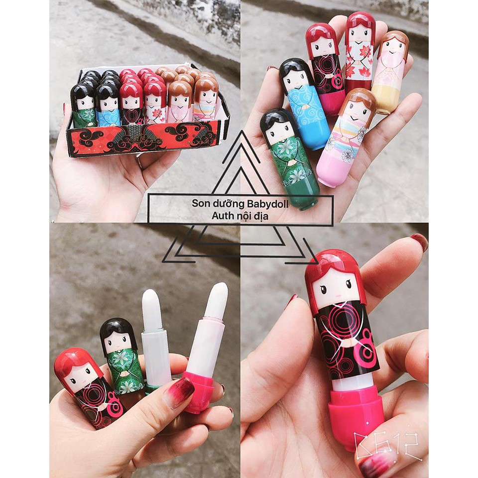 Son Dưỡng Hình Búp Bê Kimono Doll Lipbalm Nội Địa