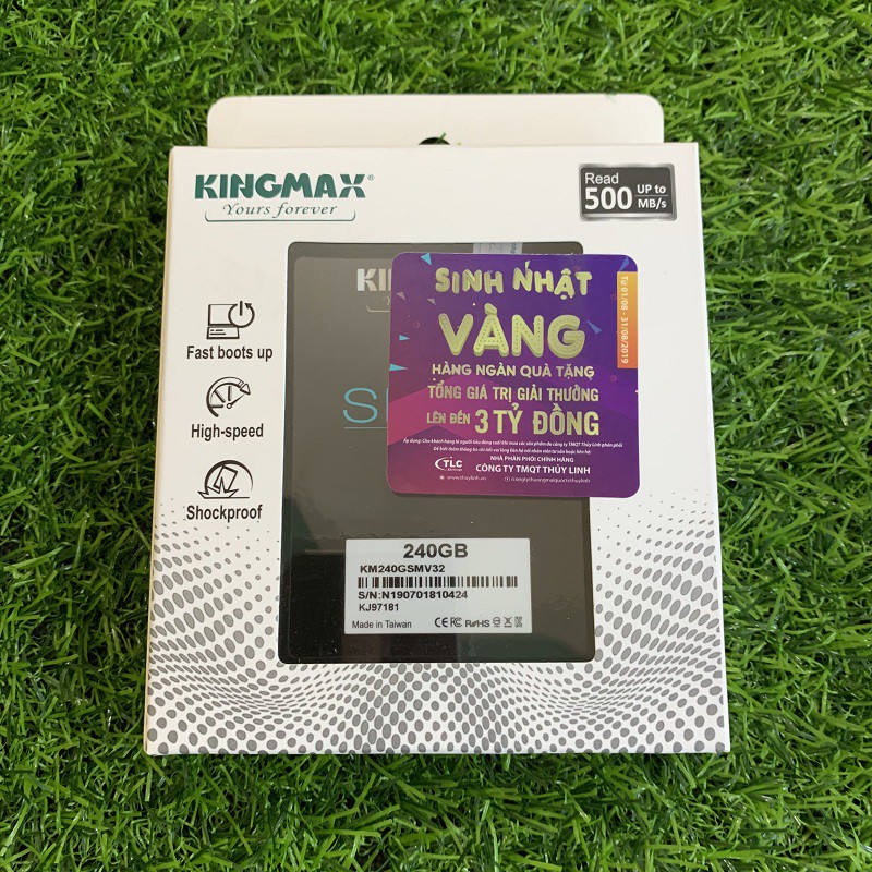 SSD Kingmax SMV32 240GB Sata3 Mới
