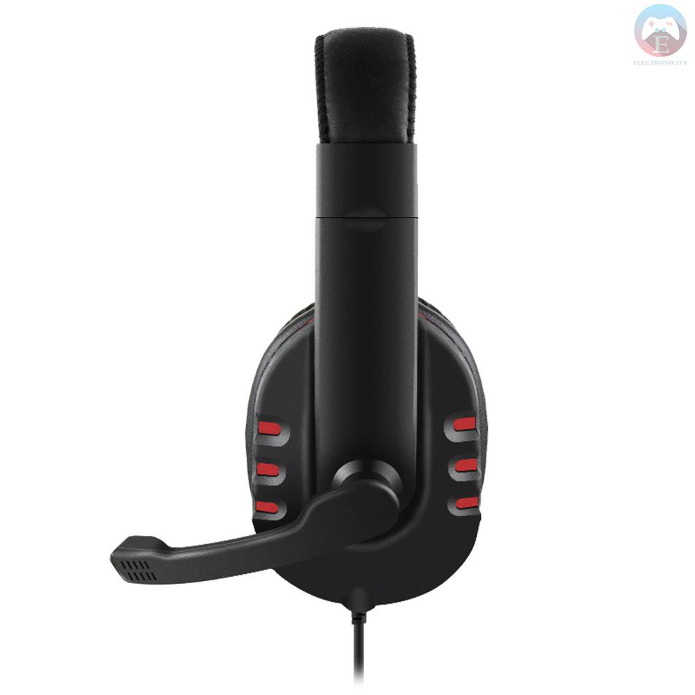 Ê 3.5mm Wired Gaming Headphones Over Ear Game Headset Noise Canceling Earphone with Microphone Volume Control for PC Lap