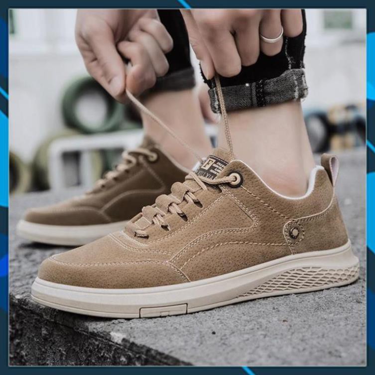 [HÀNG HOT TREND - 2021]  Giày thể thao nam, Sneaker Nam, Giày nam Cổ Thấp Da Lộn phong cách nam tính | BigBuy360 - bigbuy360.vn