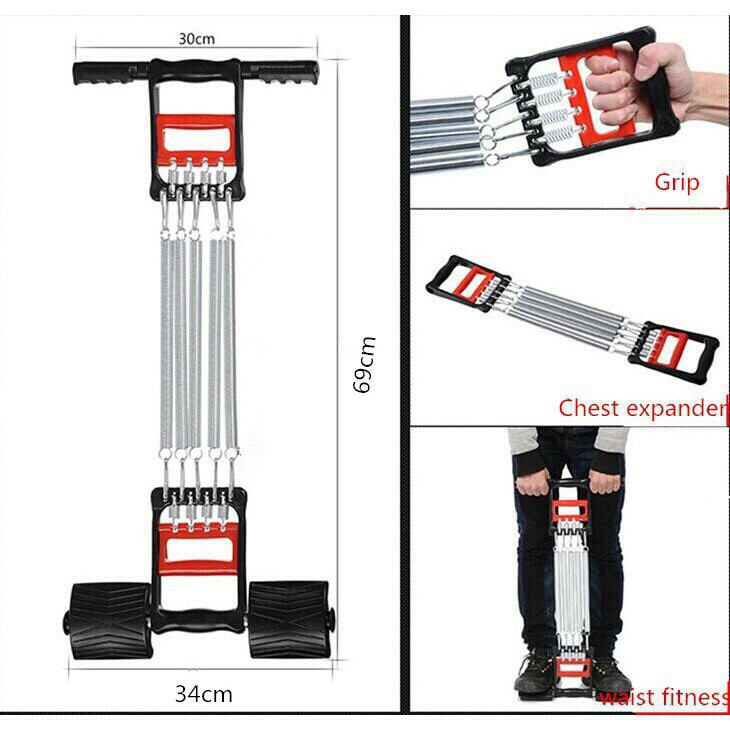 Dây Kéo Lò Xo Tập Cơ Bụng 5 Sợi LX05