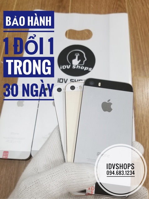 Điện thoại iPhone 5S 16/32/64Gb Quốc tế - hàng chính hãng Apple