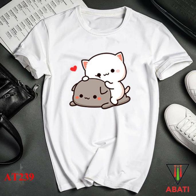 Áo đôi nam nữ tình yêu bạn thân đẹp giá rẻ ❤️ABATI❤️ Áo cặp nam nữ gia đình cao cấp thoáng mát giá rẻ !