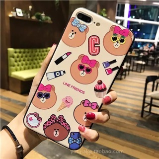 Ốp line friend (iphone 5/5s, 6+/6s+ - ss j5 prime)