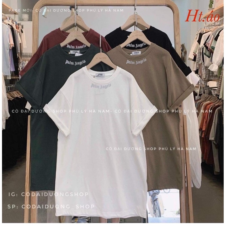 Áo phông vòng cổ plam nhỏ HT11