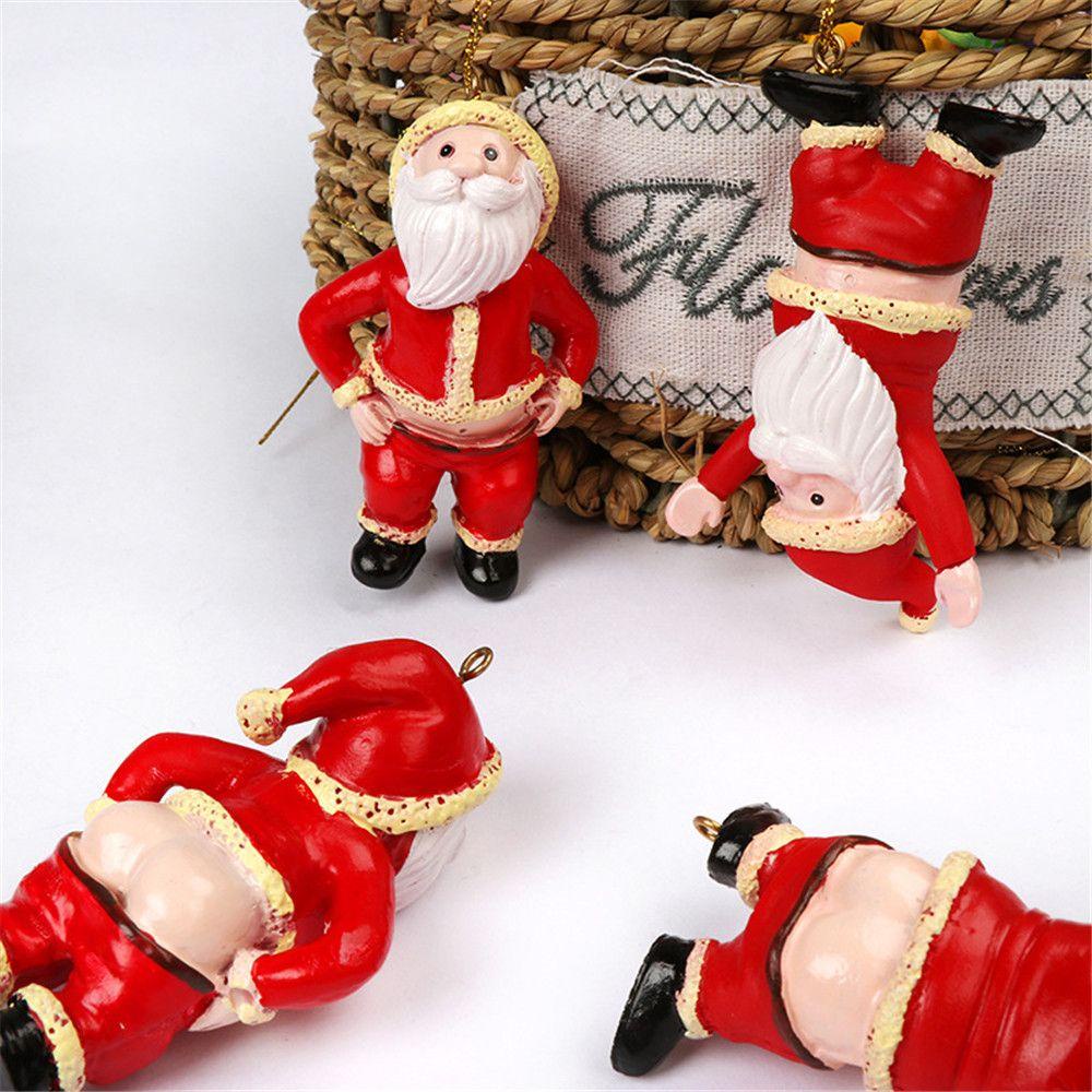 CONOPERY Phụ Kiện Treo Trang Trí Cây Thông Giáng Sinh Hình Ông Già Noel Mini