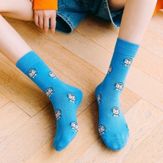 Tất Vớ Cao Cổ Chấm Bi Doremon Doraemon