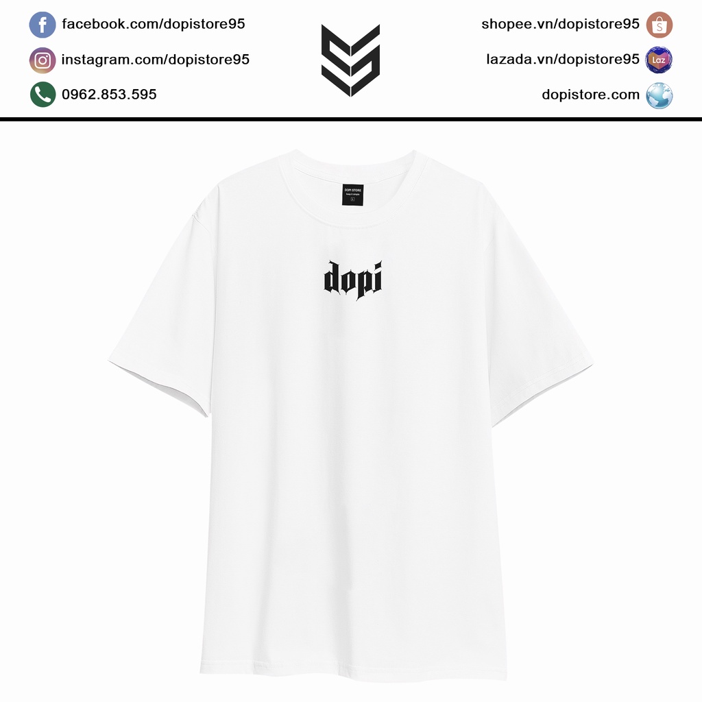 Áo thun DOPI Signature - White