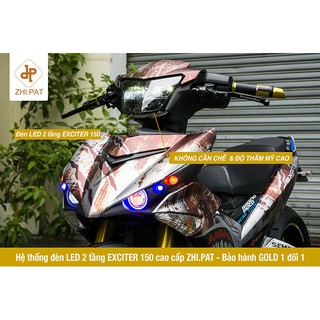Đèn Led 2 tầng cho Exciter 150 ZHIPAT ver 1 chính hãng