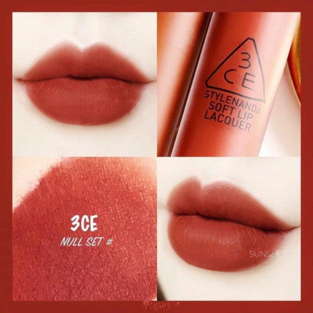 (CHUẨN AUTH) Son kem lì 3CE Soft Lip Lacquer | BigBuy360 - bigbuy360.vn