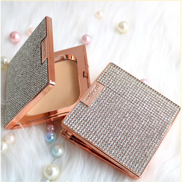 Phấn Nền Kiềm Dầu, Che Khuyết Điểm Dạng Nén WODWOD Glittering Pressed Powder W737 12g Hộp lấp lánh | BigBuy360 - bigbuy360.vn