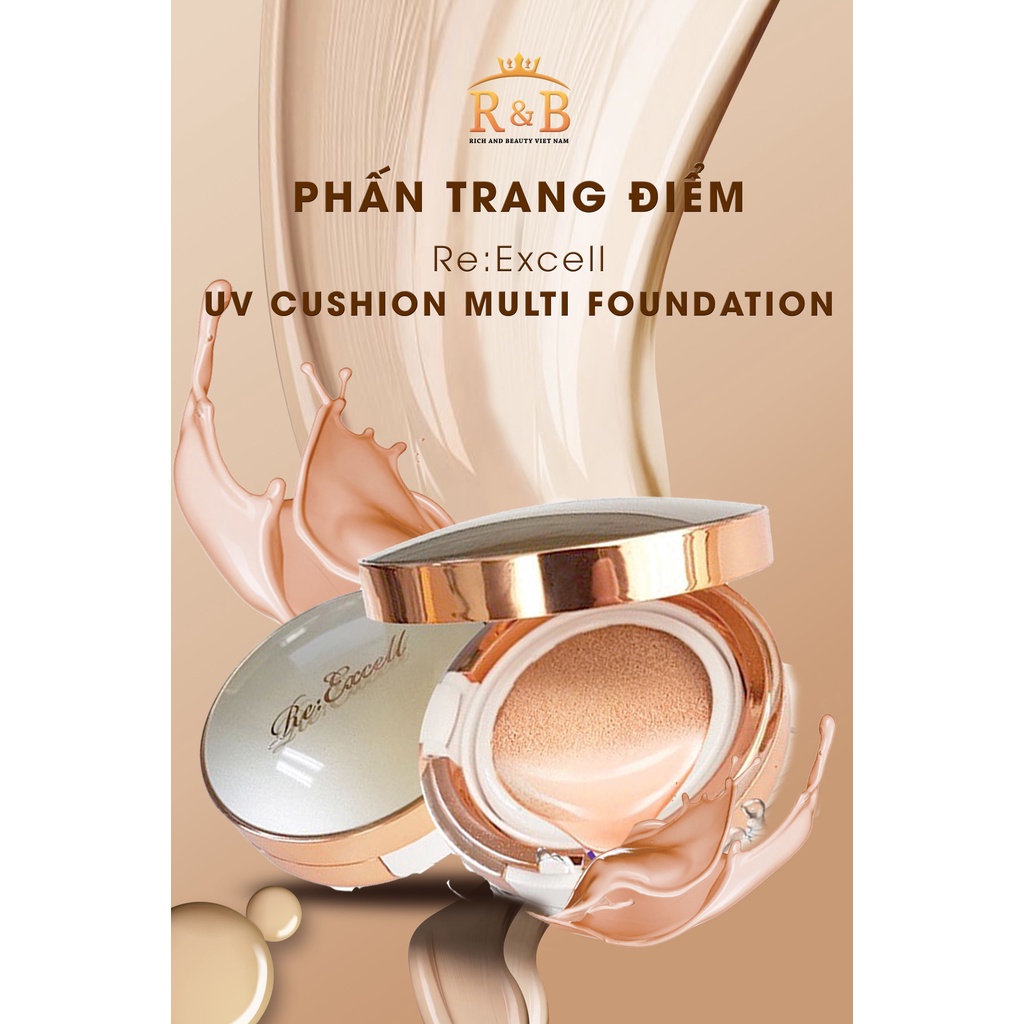 Phấn trang điểm Re:Excell UV Cushion Multi Foundation | BigBuy360 - bigbuy360.vn