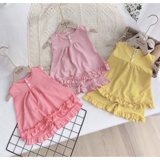 bộ đũi xinh sịn kiểu dáng baby doll dễ thương cho bé gái mùa hè