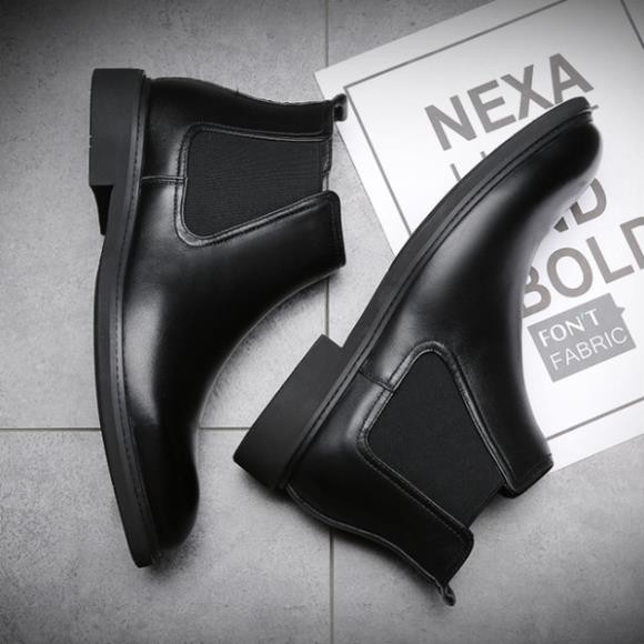 Giày Boot Nam - Chelsea Boots Da Bóng Cao Cấp GN292 -o97 ! :