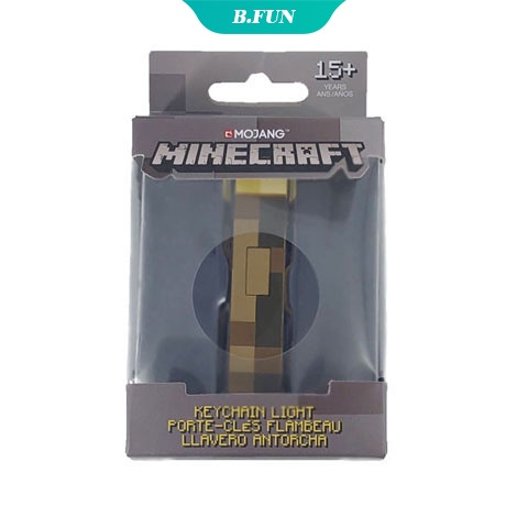 Móc Khóa Hình Đèn Pin Game Minecraft Độc Đáo