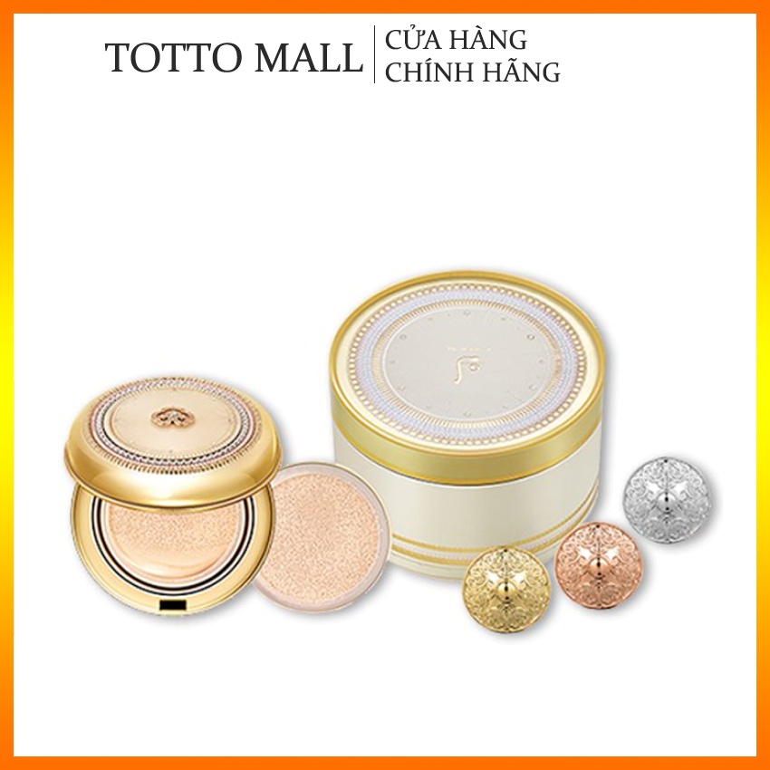 [Phiên bản giới hạn] Bộ phấn nước Whoo vàng Luxury Golden Cushion 15gx2ea tặng 3