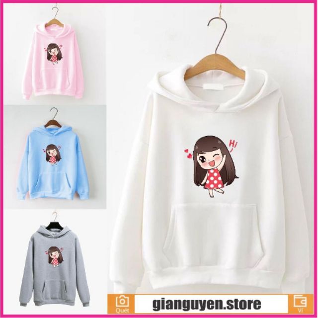 Áo khoác nỉ bông, áo hoodie, áo khoác đôi, áo khoác cổ chồng mặc cực đẹp