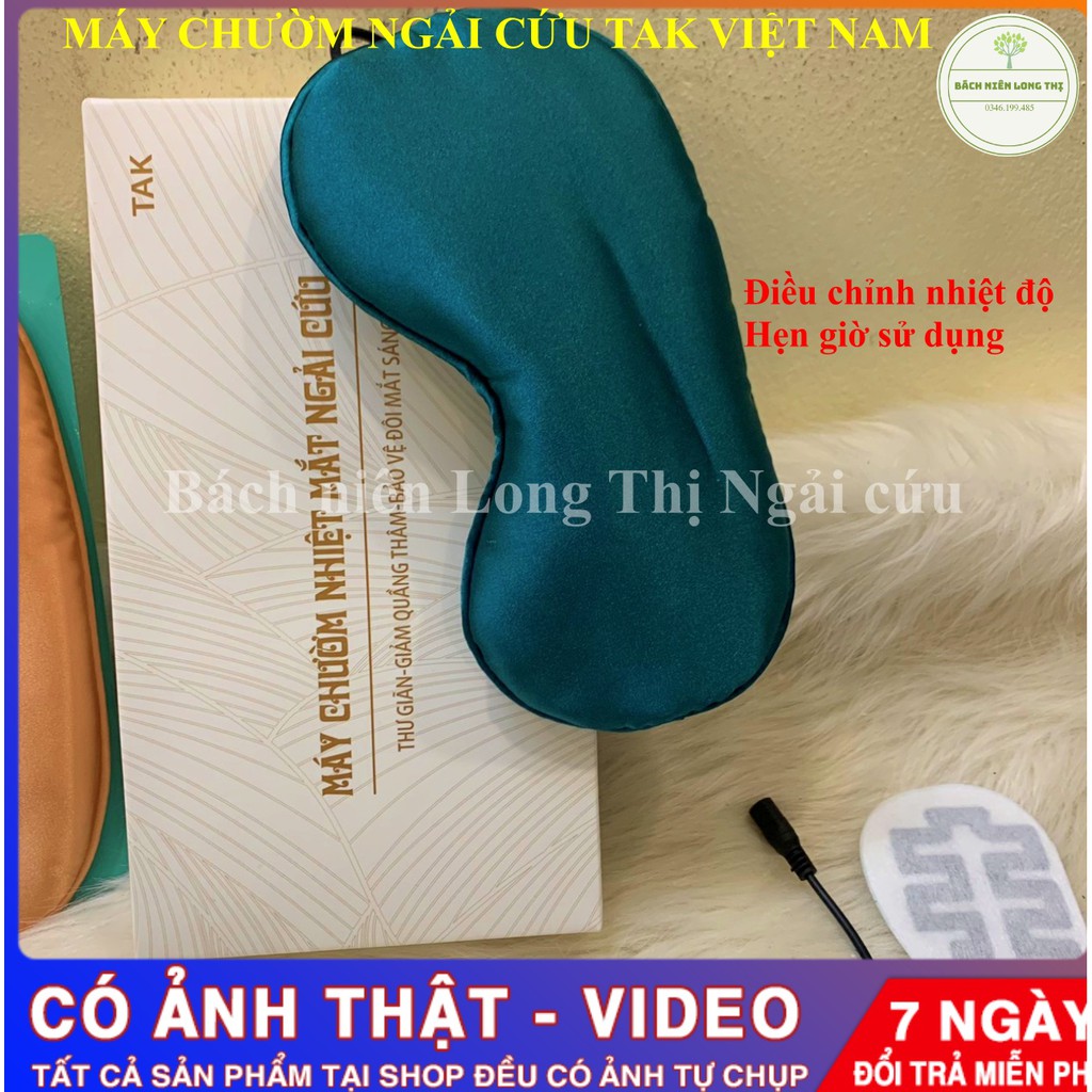 Máy chườm ấm mắt, matxa mắt, giảm quầng thâm, bọng mắt Bách Niên ngải cứu