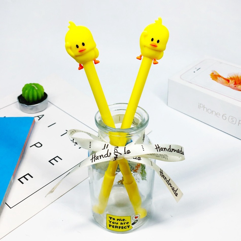 1 Bút Mực Nước Hình Vịt Dễ Thương