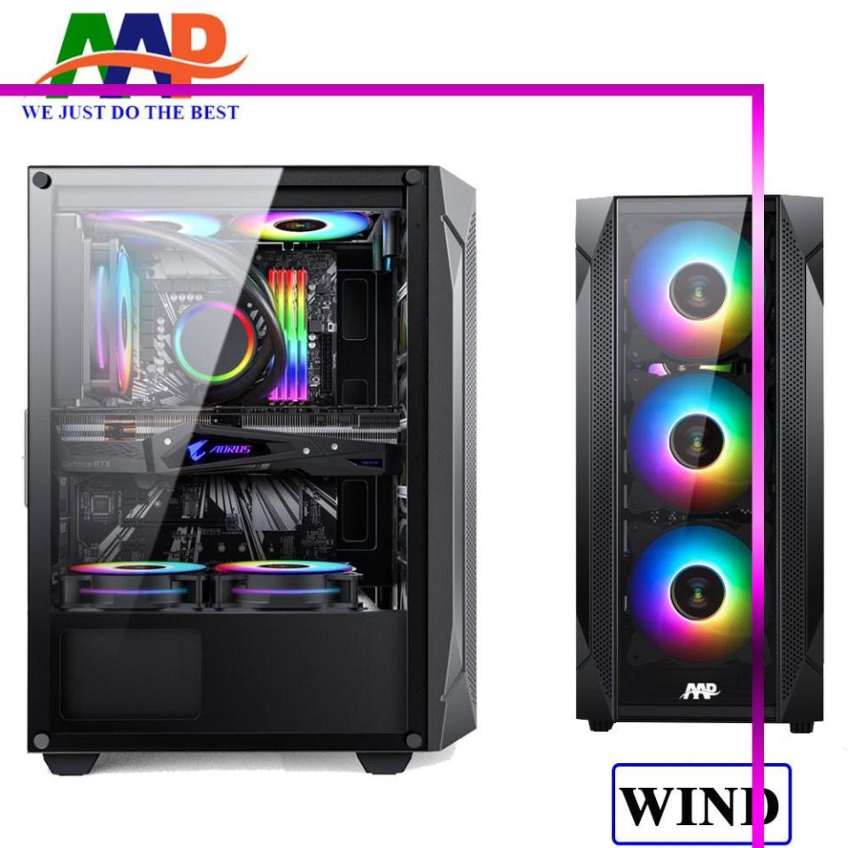 [FreeShip] CASE AAP WIND GAMING (Hông + mặt trước kính cường lực)