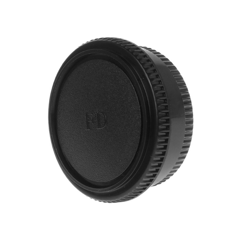 Rear Lens Body Cap Camera Cover Anti-dust Mount Protection Plastic Black for Canon FD