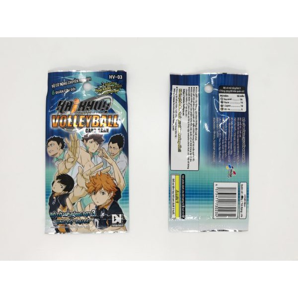 Bộ cờ bóng chuyền Haikyu - HV-03 Gói cờ mở rộng - 1 gói/6 quân cờ