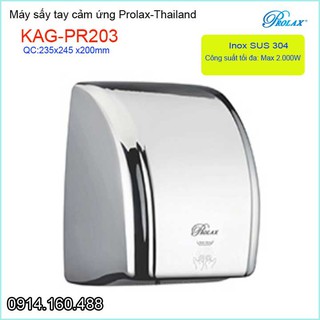 MÁY SÂY TAY CẢM ỨNG PROLAX KAG-PR203