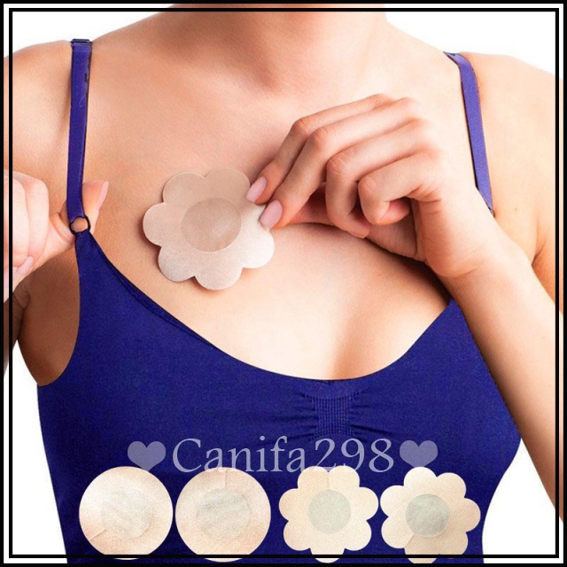 Miếng dán ngực giấy - Hộp 30 đôi dán nhũ hoa giấy hình Hoa mai