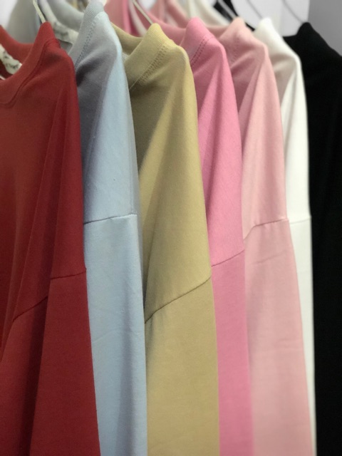 ÁO THUN TRƠN DÀI TAY ảnh thật | BigBuy360 - bigbuy360.vn