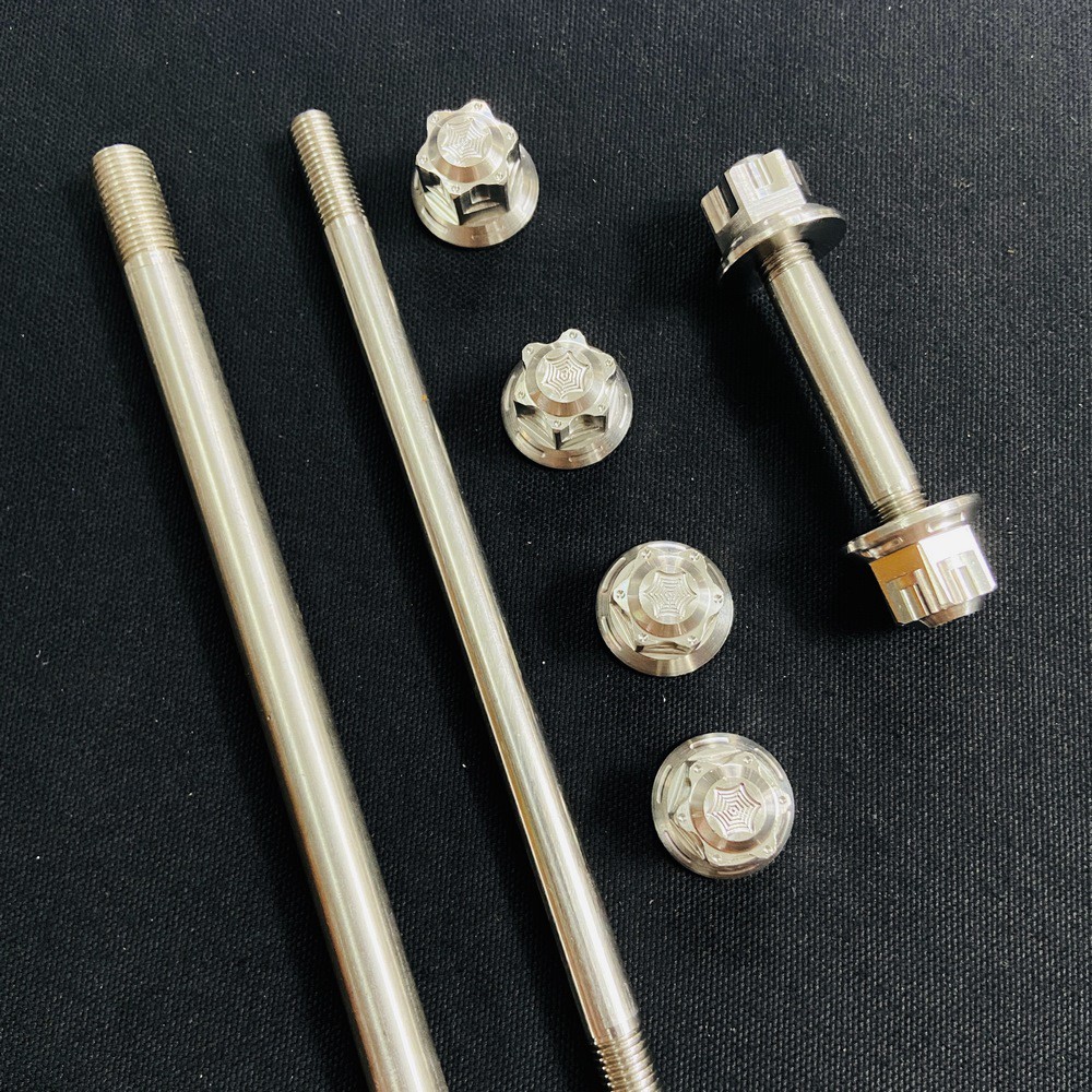BỘ CỐT TRỤC BÁNH SALAYA KÈM TÁN TRƯỚC SAU CHO CÁC XE YAMAHA ( BAO SÁNG BÓNG TRỌN ĐỜI )