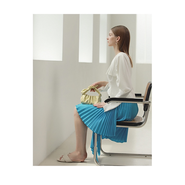 Túi Đeo Vai Hình Đám Mây Gấp Gọn Phối Dây Xích Mẫu Mới Thời Trang Mùa Hè Cho Nữ 2022