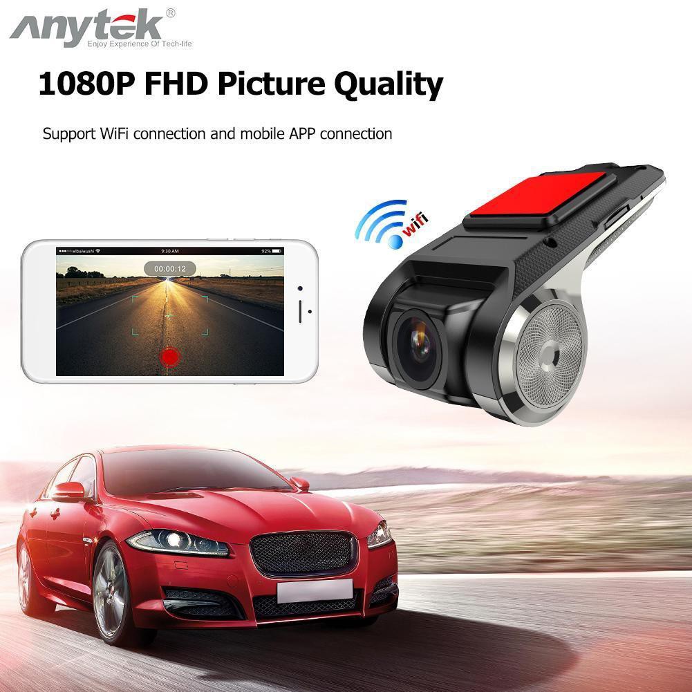 Camera hành trình Anytek X28 Xe ĐẦU GHI HÌNH Camera Ghi Wifi ADAS cảm biến Dash Cam SIÊU NHỎ FHD 1080 P