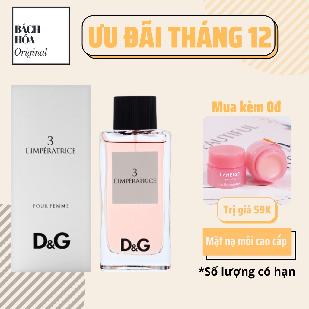 [Chính hãng] Nước hoa nữ Dolce & Gabbana DG L'Imperatrice EDT 100ml - FULL SEAL