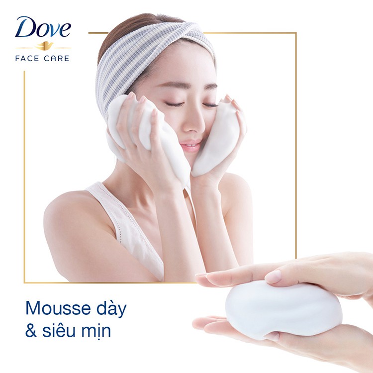 Sữa Rửa Mặt Dạng Bọt Dove Tinh Chất 160ml