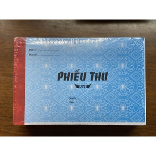 Phiếu Thu - Chi 2 liên dầy - 100 tờ