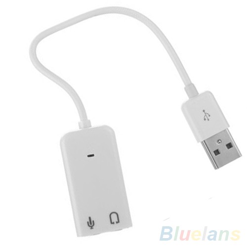 CHANNEL PC Card Âm Thanh Ngoài Usb 2.0 3d Virtual 7.1 Cho Máy Tính